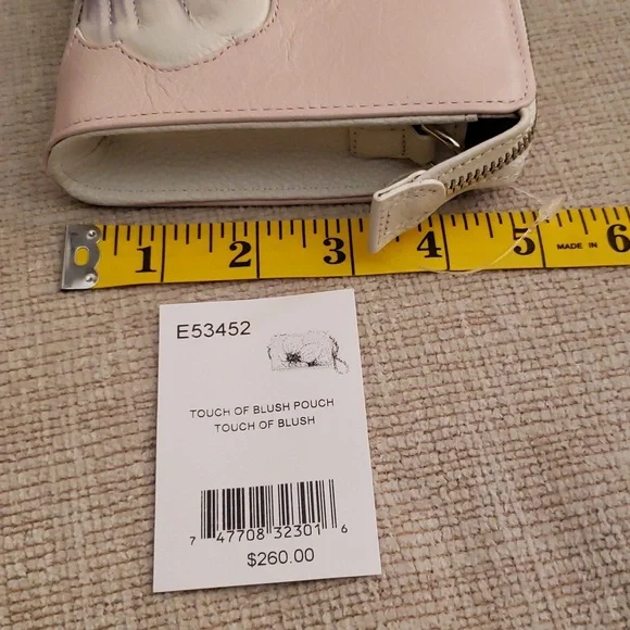 New Brighton E53452 Touch of Blush Pink Pastel Beaded Crossbody